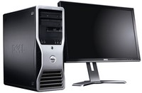 Dell Precision T3400 s monitorem