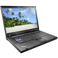 Lenovo ThinkPad T500 zapnutý