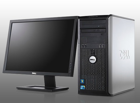 Dell Optiplex 380 s monitorem