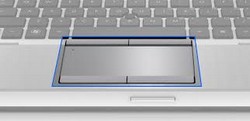 HP EliteBook 8460p TouchPad