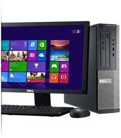 Dell Optiplex 3010 s monitorem