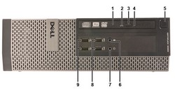 Dell Optiplex 7020 na boku