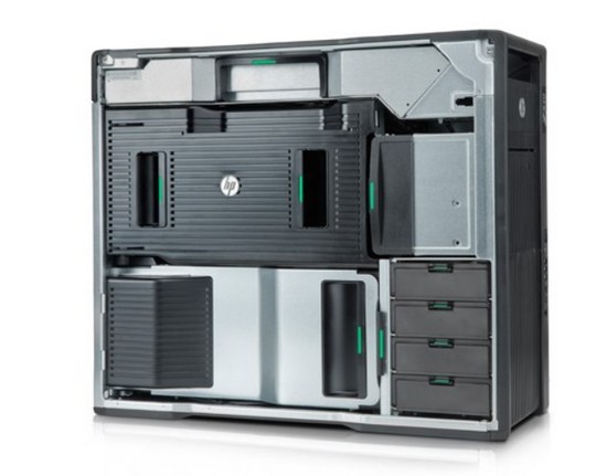 HP Workstation Z820 otevřený