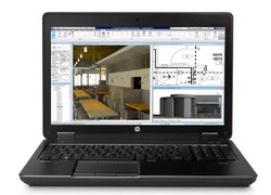 HP ZBook 15 otevřený