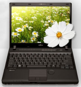 Fujitsu Lifebook P771 otevřený