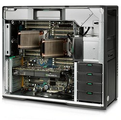 HP Z840 Workstation otevřený
