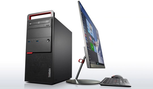 Lenovo ThinkCentre M900 Tower s monitorem