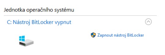 BitLocker zapnutí