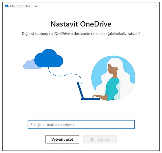 Nastavení OneDrive