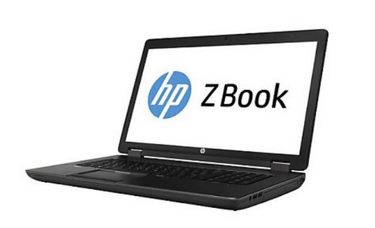 HP Zbook 17 G2 otevřený