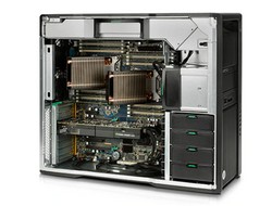 HP Z640 Workstation otevřený