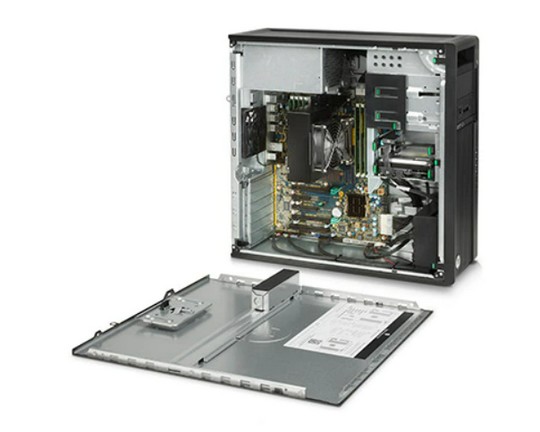 HP Z440 Workstation otevřený