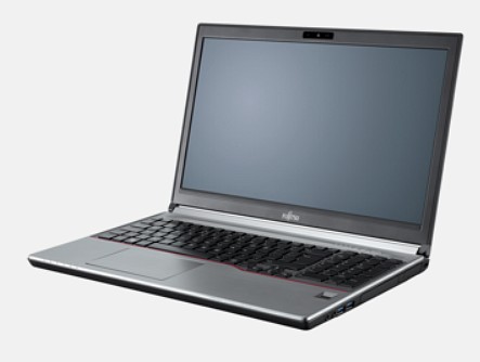 Fujitsu LifeBook E756 z boku