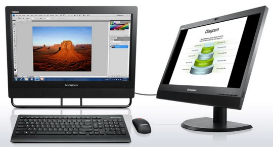 Lenovo ThinkCentre M93z AIO zezadu