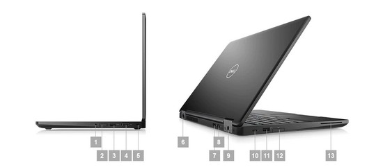 Dell Latitude 5590 porty