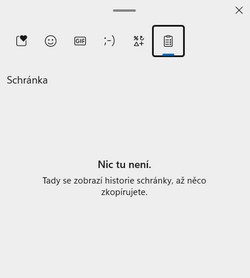 Schránka Windows 11