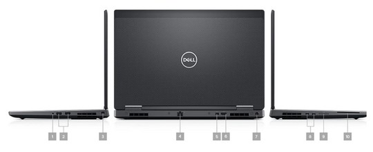 Dell Latitude 7530 porty