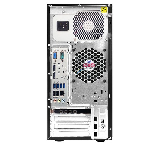 Lenovo ThinkStation P320 zezadu