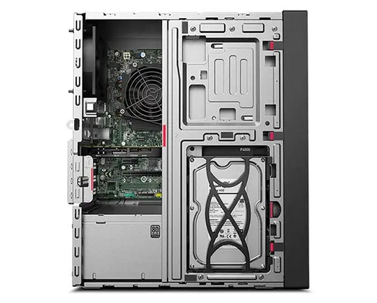 Lenovo ThinkStation P330 otevreny