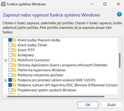 Funkce systému Windows