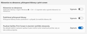 Klávesa PrintScreen