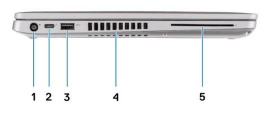 Dell Latitude 5410 levá