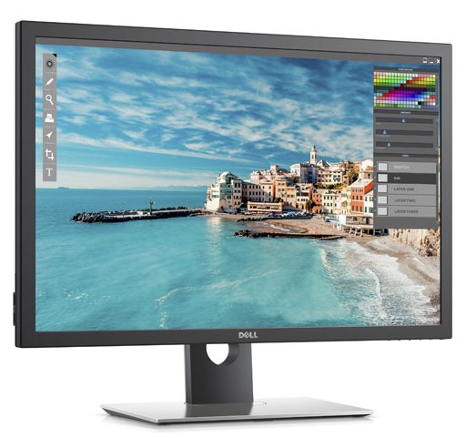Dell UP3017 zapnutý