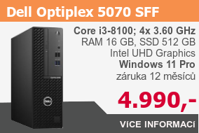 Dell Optiplex 5070 SFF, i3-8100, 16GB DDR4, 512GB NVMe, W11 PRO